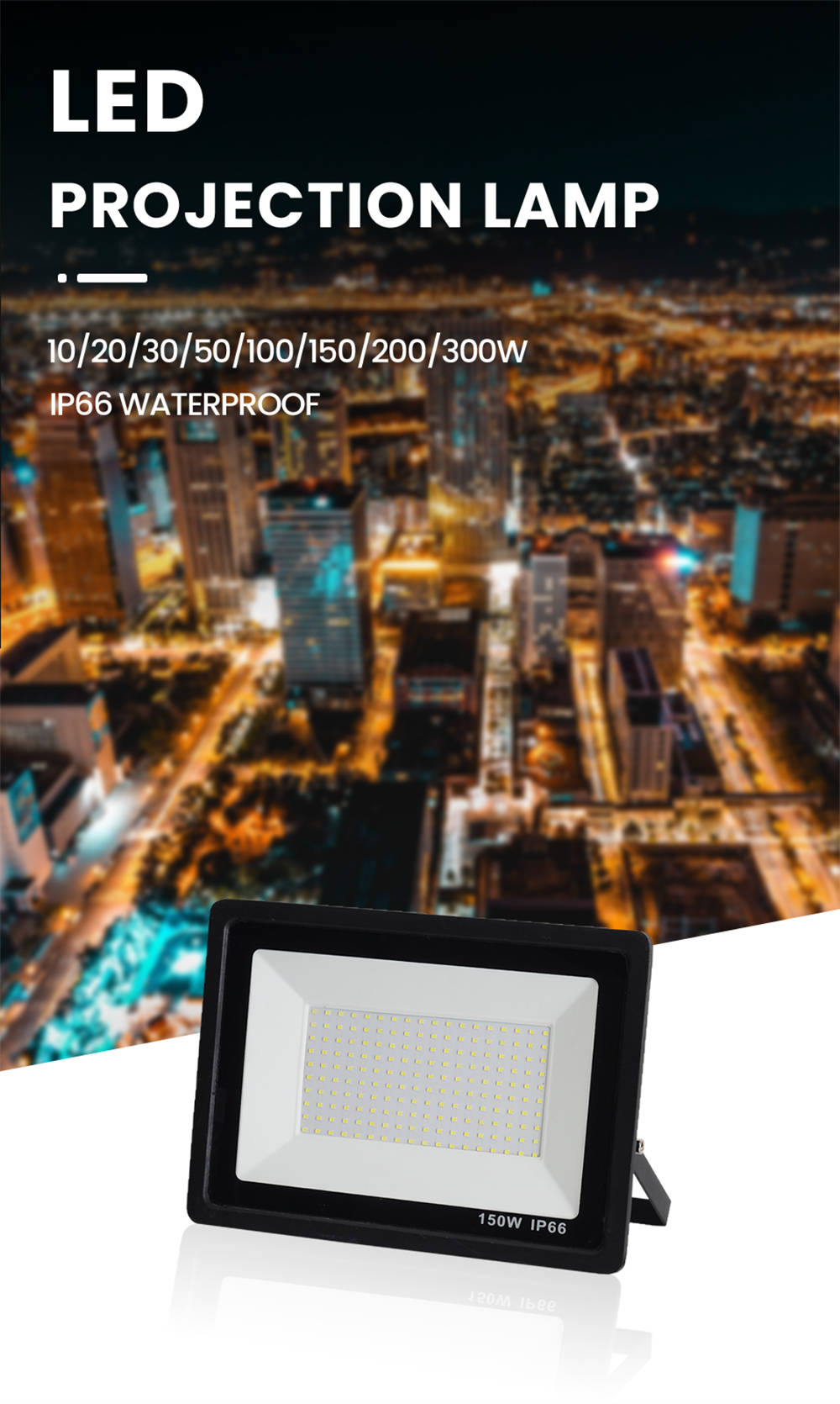 2021 Hot Die Cast Aluminum ip66 ultra slim 10w 20w 30w 50w outdoor led flood light (1)